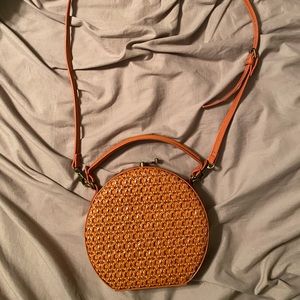 Anthropologie woven purse